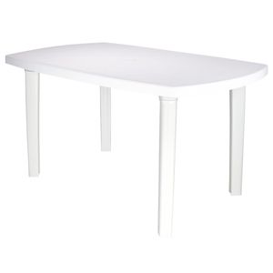 Mesa Plástica Montável Camboriu Branca - 92302010 - Tramontina