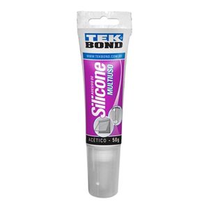Silicone Acético Tekbond Multiuso Incolor 50 Gramas