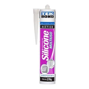 Silicone Acético 270G INCOLOR MULTIUSO TEKBOND