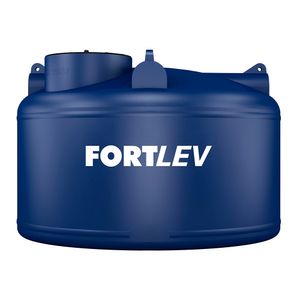 Caixa d´água Tanque Polietileno 5.000L Tampa Rosca Azul - Fortlev