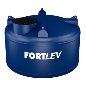 Caixa d´água Tanque Polietileno 5.000L Tampa Rosca Azul - Fortlev