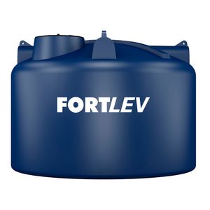Caixa d´água Tanque Polietileno 10.000L Tampa Rosca Azul - Fortlev