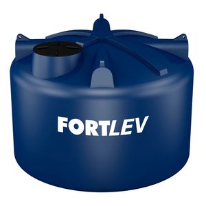 Caixa d´água Tanque Polietileno 10.000L Tampa Rosca Azul - Fortlev