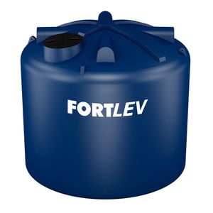 Caixa d´água Tanque Polietileno 20.000L Tampa Rosca Azul - Fortlev