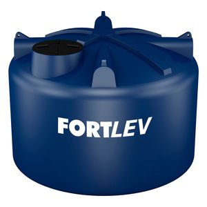 Caixa d´água Tanque Polietileno 15.000L Tampa Rosca Azul - Fortlev