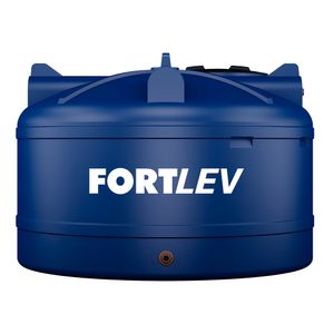 Caixa d´água Tanque Polietileno 2.000L Tampa Rosca Azul - Fortlev