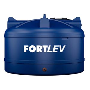 Caixa d´água Tanque Polietileno 3.000L Tampa Rosca Azul - Fortlev