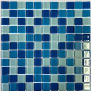 Pastilha Vidro 30X30 Mescla Aulz Claro Vidro Real
