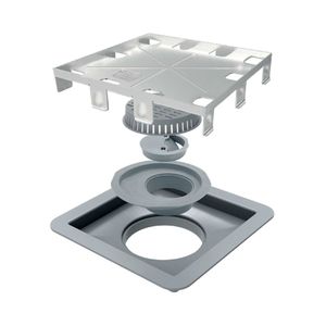 Ralo Square Linear Tampa Oculta 15 X 15 CM