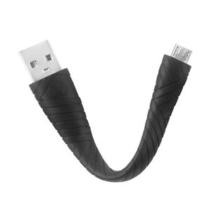 Cabo Micro USB Geonav MI012B Silicone 12CM Preto