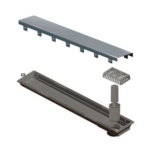 Ralo Versatille Linear com Tampa de Inox 50 CM