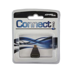 Adaptador Micro HDMI Connect Pro Micro HDMI Macho Para HDMI Fêmea 90° 220V