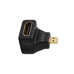 Adaptador Micro HDMI Connect Pro Micro HDMI Macho Para HDMI Fêmea 90° 220V