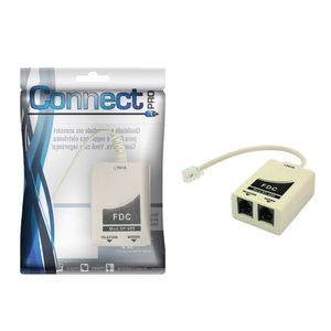 Filtro de Telefone + PC ADSL Connect Pro 075-7774