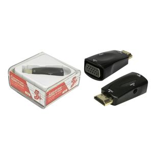 Conversor de Video HDMI Para VGA Saida R / L Plug 5 220V