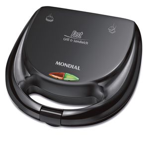 Sanduicheira Fast Grill e Sandwich 750W 220V Preto - S-12 - Mondial