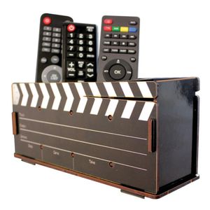 Porta Controle Cia Laser Claquete Preto