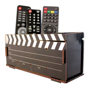 Porta Controle Cia Laser Claquete Preto
