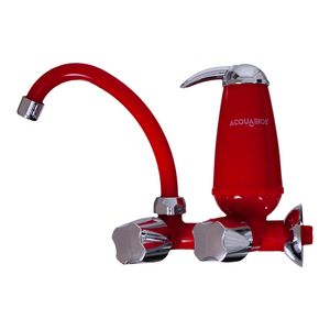 Filtro Purificador Acquabios com Bica Móvel Vermelho