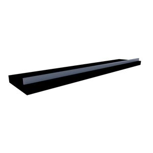 Prateleira Dicarlo com Acrílico 45cm Preta