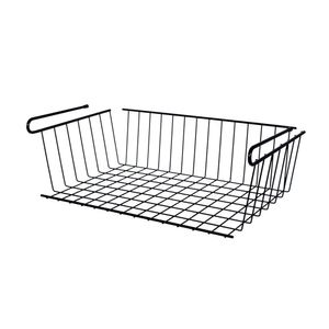 Cesto Suspenso Multisuso G Preto 46X28,5X6Cm - Dicarlo