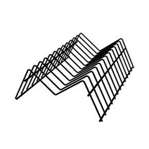 Organizador Para Pratos Vertical Preto ?24,3X16,8X7,2Cm- Dicarlo