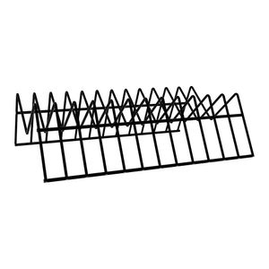 Organizador Para Pratos Vertical Preto ?24,3X16,8X7,2Cm- Dicarlo