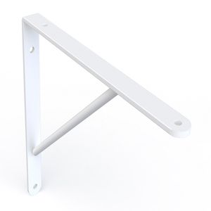 Suporte Mão Francesa Dicarlo sem Kit Montagem 25 CM Branco
