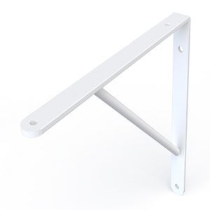 Suporte Mão Francesa DiCarlo sem Kit Montagem 30 CM Branco