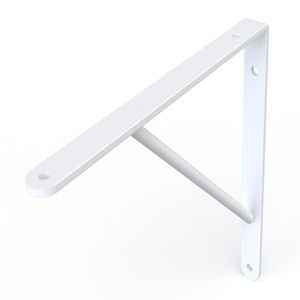 Suporte Mão Francesa DiCarlo sem Kit Montagem 35 CM Branco