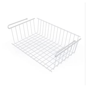 Cesto Suspenso Multiuso G Branco 46X28,5X16Cm - Dicarlo