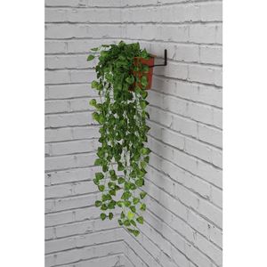 Suporte Para Plantas Dicarlo Preto Feito De Aço Carbono E Pintura Epóxi Suportando Até 5,00 Kg