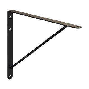 Suporte Mão Francesa Dicarlo Reforçada 40 CM Smart Preto