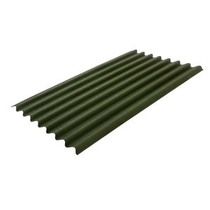 Telha Ecológica Ondulada Tradicional Clássica Fit Verde 200X76CM 3MM - Onduline