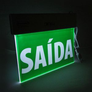 Placa de Sinalização Segurimax Saída DF Verde