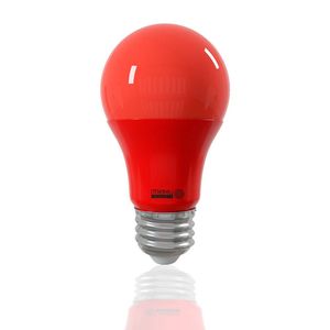 Lâmpada LED Luminatti Bulbo 10W 220V Vermelho