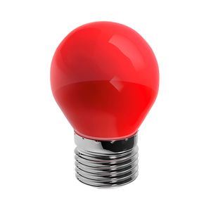 Lâmpada LED Luminatti Bolinha 6W Vermelho