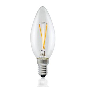 Lâmpada LED Luminatti Vela E14 2W 2700K