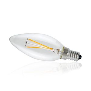Lâmpada LED Luminatti Vela E14 2W 2700K