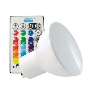 Lâmpada LED Luminatti Dicroica Rgb Colorida com Controle 3,5W Bivolt