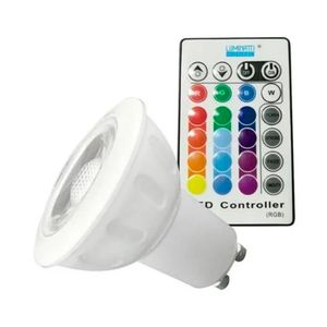 Lâmpada LED Luminatti Dicroica Rgb Colorida com Controle 3,5W Bivolt