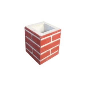 Duto Alongador Tijolinho Mini Vermelho - Fortal