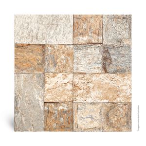 Piso Cerâmico Pedra Granilhado Parati Bold Bege Tipo A 46X46CM - Cerbras