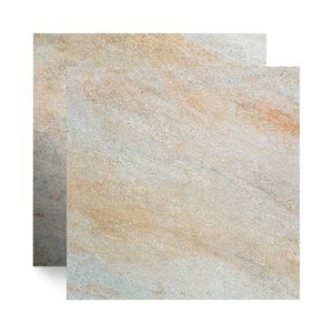 Piso Cerâmico Pedra Granilhado Caribe Natural Bege Tipo A 57X57CM - Cerbras