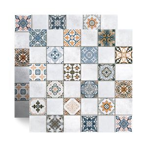 Piso Cerâmico Decorado Acetinado Panamá Retrô Tipo A 57X57CM - Cerbras