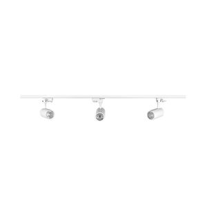 Kit Trilho com 3 Spots em LED Luz Amarela Branco 9W 2700K - Fortec