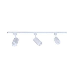 Kit Trilho com 3 Spots em LED Luz Branco Frio Branco 9W 6000K - Fortec