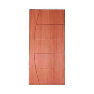 Porta de Madeira Jatobá Decor Semi Sólida SCH207 Mogno 210X80CM - Schlindwein