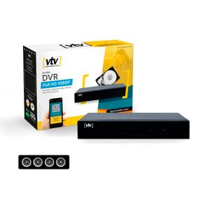 Dvr Ahd Vtv Vtv-011 4 Canais Hd 500Gb 5X1 1080P Preto