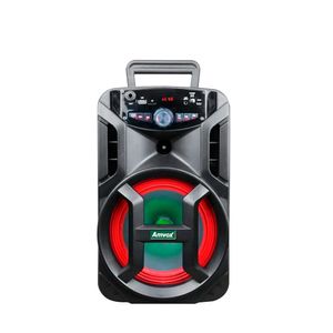 Caixa de Som Amplificada com Bluetooth USB FM LED Gigante 180W - ACA188 - Amvox